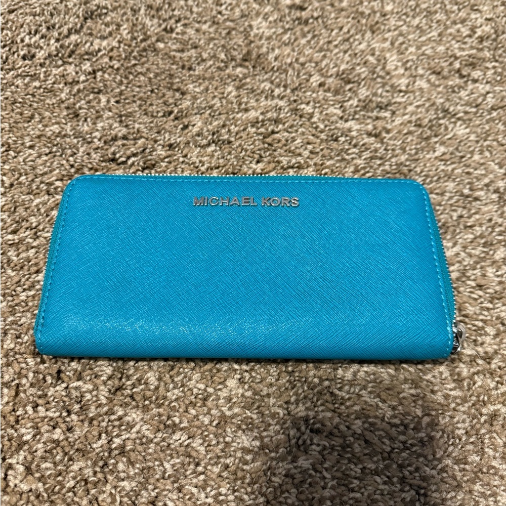 Michael Kors Turquoise Wallet